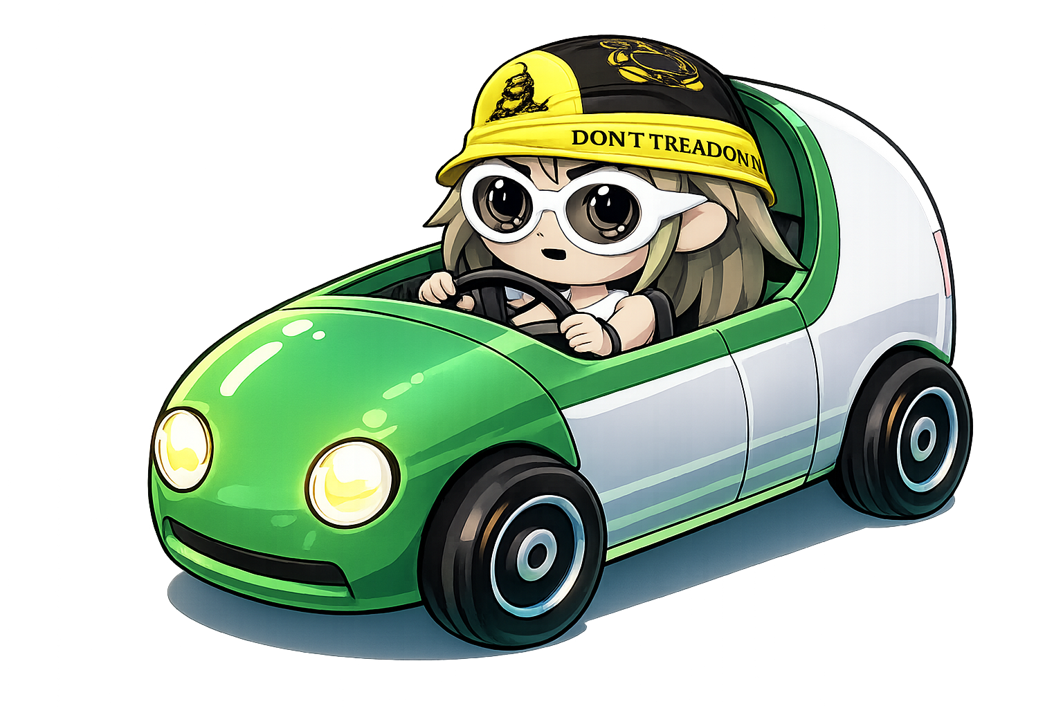 PUMPCAR car driven by alon